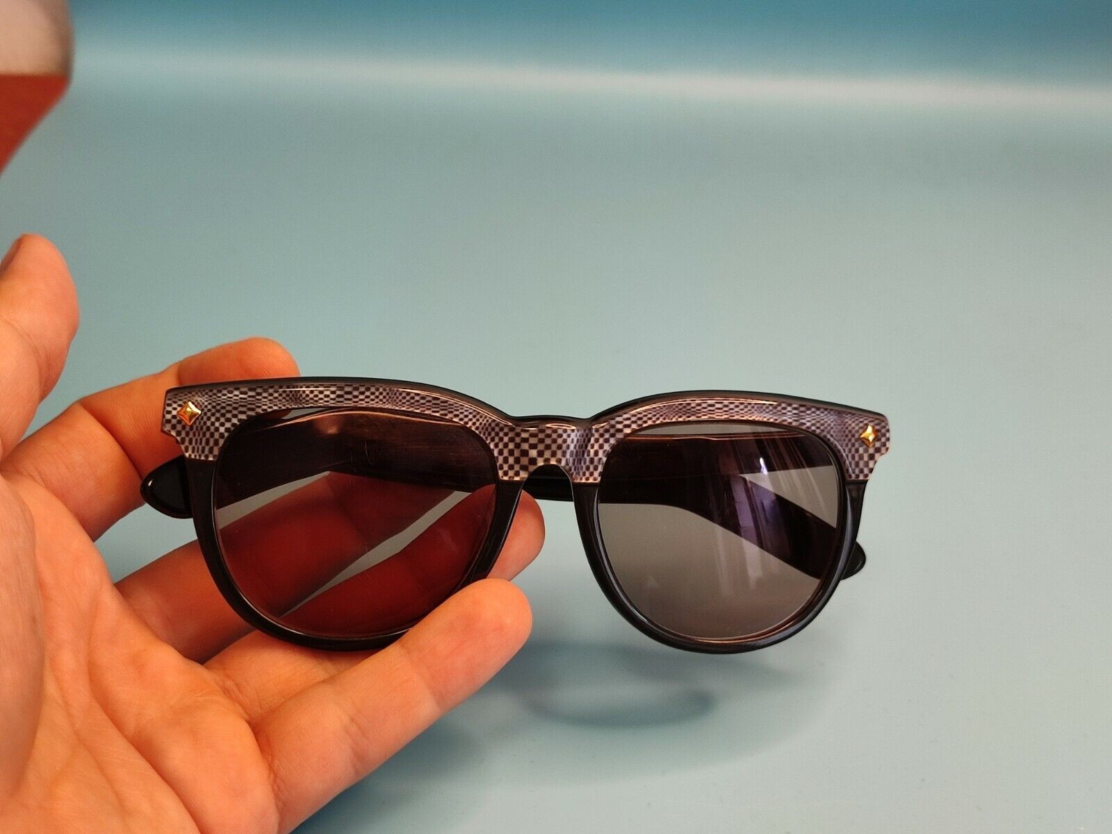 VINTAGE MCM MÜNCHEN RECTANGULAR ACETATE GLASSES F… - image 8