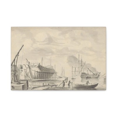 Cornelis Justinus Geisweit van der Netten - Gezicht - Canvas Wall Art