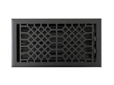 Empire Register Co 6x12" Antique Textured Black Heavy Duty Floor Vent Cover