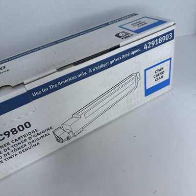 Oki C9600 C9800 42918903 Genuine Cyan Toner Cartridge