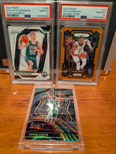 Panini Prizm Select Celtics Rookie Card Lot 3 Scheierman Brown Tatum PSA 10