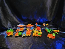 Vintage 1980s West Germany Bruder Mini Plastic Vehicle Toys Lot of 15