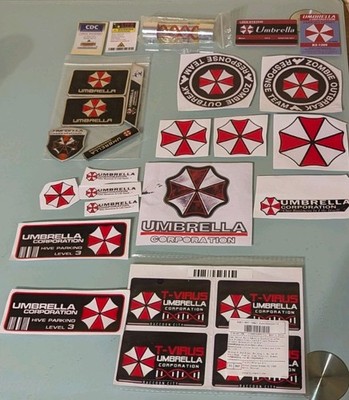 Resident Evil Umbrella Merchandise Fanart Sticker , Virus DNA  , Scheckkarten