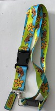 Scooby-Doo Mystery Machine Lanyard With Buckle  Clip Blue  Green Cartoon