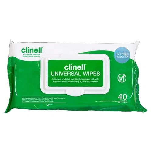 Clinell Universal Disinfectant Wipes - Easy to carry flat pack - Picture 1 of 8