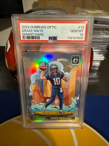 2024 Drake Maye Optic Downtown PSA 10 (RC) #13