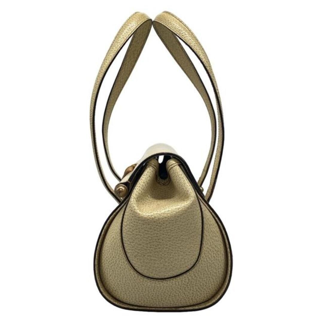 Gucci Bamboo Shoulder Bag Beige Brown Ivory Leather Used 17.5cm×38.5cm thumbnail 5