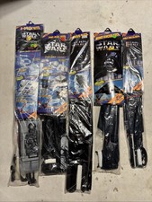 Vintage 1997 Star Wars Kite Lot Of 5 X-Wing Box Vader Fett Luke Han 28-52 Wing