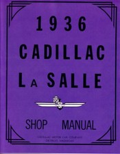 1936 Cadillac Lasalle - All Models - Chassis Factory Shop Service Manual