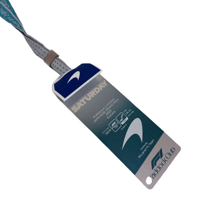 セット売り可能Paddock Club アクセスパス Saturday 2022 F1 Japanese GP Paddock Club Pass 2022 Suzuka Saturday McLaren VIP