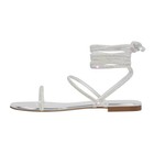 Women's Flat Crystal Strappy Sandals Lace up Sparkly Glitter Summer Shoes US9.5 — photo 6