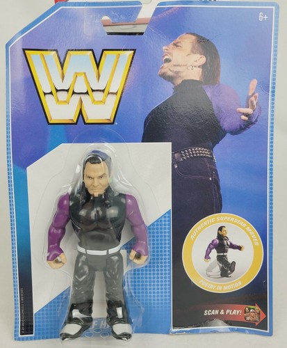 WWE Jeff Hardy Retro Mattel Series 8 Wrestling Fig...
