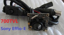 Scheda PCB grandangolare Sony 700TVL Effio-E CCD obiettivo 3,7 mm menu OSD per fotocamera CCTV