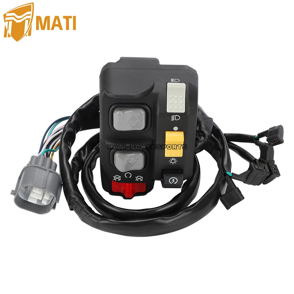 Interruptor de manillar de parada de arranque de cambio eléctrico para Honda Rincon 680 TRX680 2008-2014 Foto 3 de 4