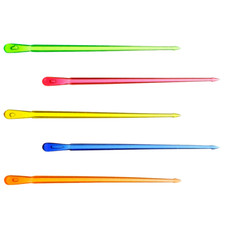 100 Partypicker-Dekopicker 8cm transparent in 5 Farben  PAPSTAR