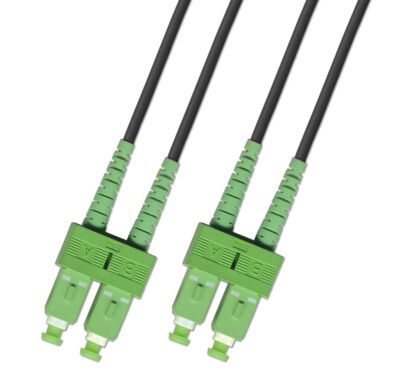 100M 328ft SC-APC-SC-APC Outdoor Fiber Cable Duplex Singlemode 9/125 100M Cord