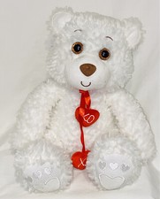 First and Main Stuffed Plush Teddy Bear Val Willoughby 10  Super Soft Hearts