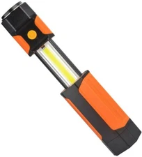 COB Work Light-Stretchable Hand-held LED Flashlight with 3 Lighting Modes - 2/PK