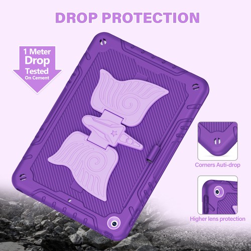 Shockproof Case W/Pencil Holder for iPad 10th Gen 109" & A16 Model 11" Kids Gift - Picture 33 of 35