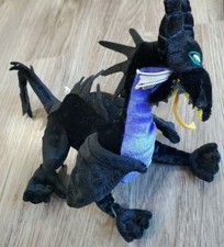 Vtg Disneyland 14  Sleeping Beauty Maleficent Black Dragon Plush Disney