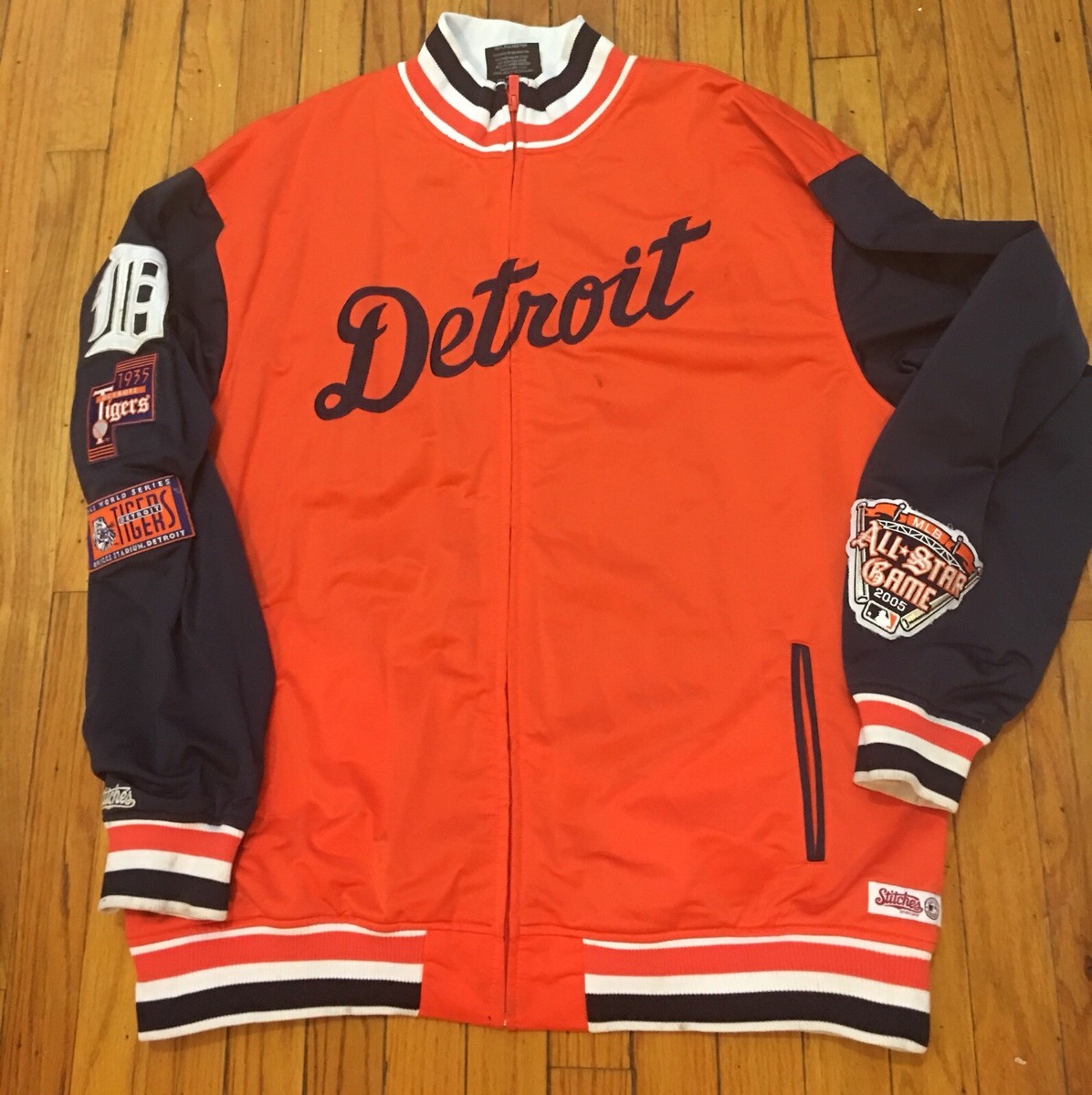 Detroit Tigers Stitches Jacket XL MLB All Star Game World Series ASG WS