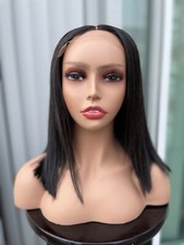 Glueless Lace Front Wig Human Hair Black For Women 100 Vietnamese Hair Straight