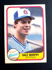 1981 FLEER BASEBALL #243 DALE MURPHY *A* ATLANTA BRAVES *NRMT*
