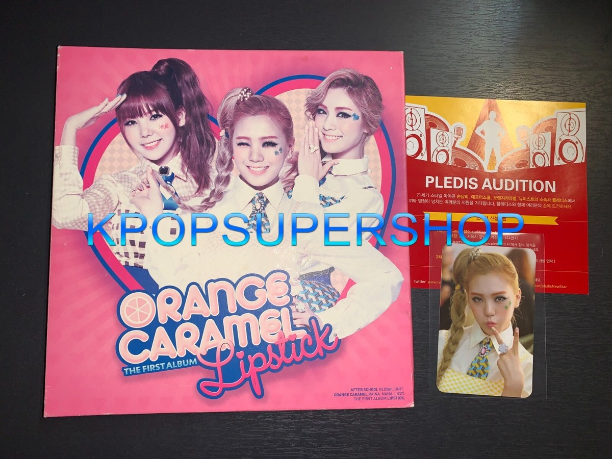 Orange Caramel 1st Album Lipstick CD Photobook Good OOP Rare