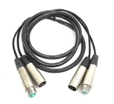 5' Mogami 2-Channel XLR Extension Snake, Switchcraft XLR's, Good Condition. CG