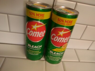 21oz Comet with bleach, All-purpose cleaner x2- Lemon Fresh, Bleach 