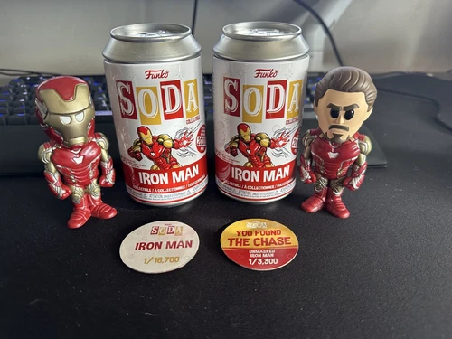 Funko Soda! Endgame - Iron Man (Chase & Common) Limited 20,000 (Opened)