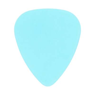 Delrin Light Blue Guitar Or Bass Pick - 1.0 mm Heavy Gauge - 351 Shape