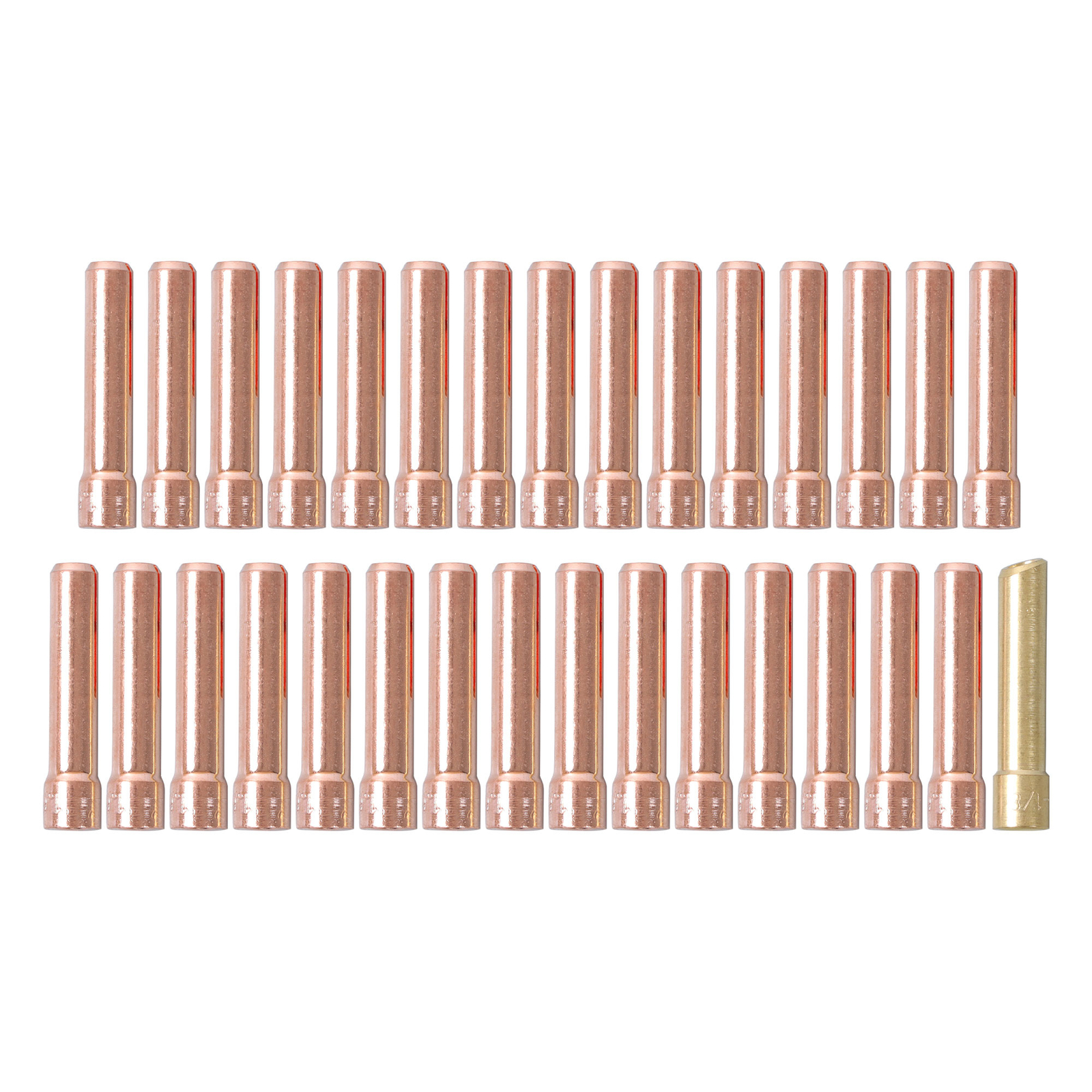 TIG Welding Torch Kit 123 Pcs Stubby Gas Lens , Alumina Nozzle, Collets