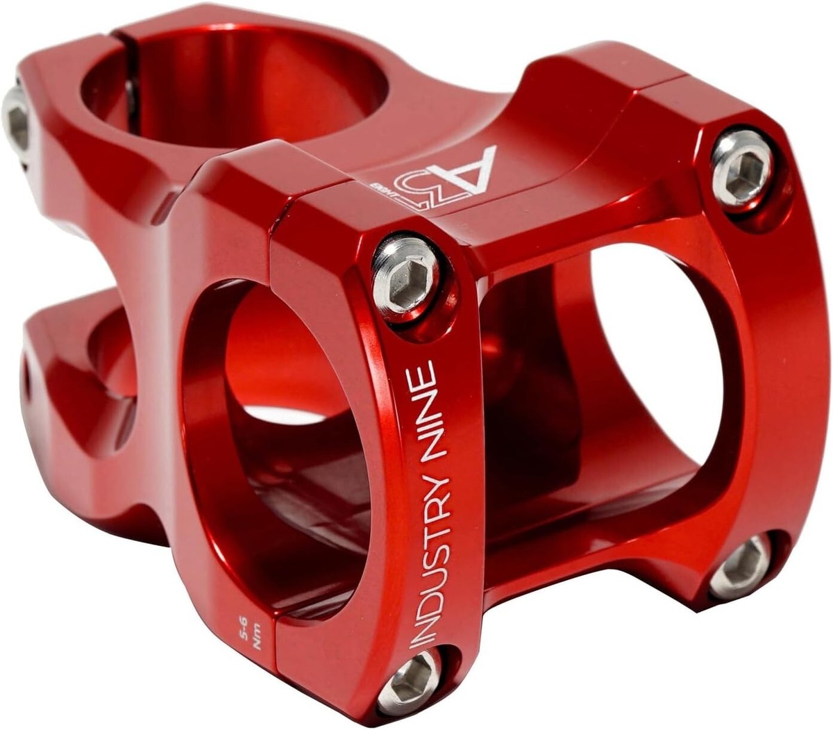 Industry Nine A318 MTB Mountain Bike Bicycle Stem Red +/- 6 deg