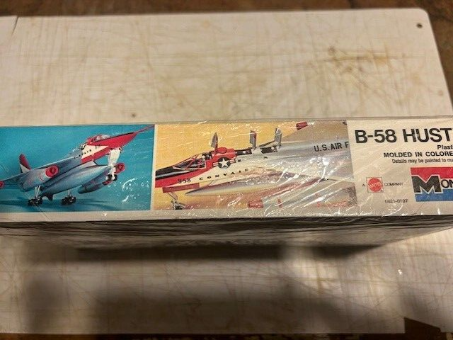 Vintage Monogram B-58 HustlerFACTORY SEALED1/121..Kit Vintage Monogram B-58 HustlerFACTORY SEALED1/121..Kit