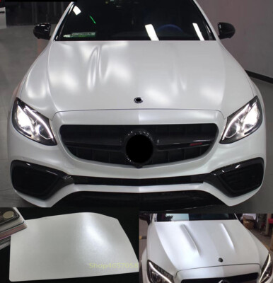 Full Roll 65FT x 5FT Matte Satin Pearl White Film Car Wrap Vinyl Graphics Decal