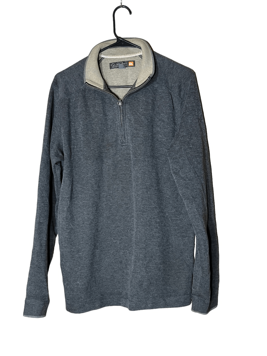Quiksilver Mens Quarter Zip Pullover Sweater Size Small