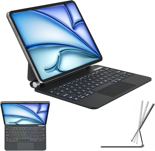 Magic Keyboard for Apple iPad Air 11" (M3 2025/M2 2024, Air 5th/4th Gen, Magneti