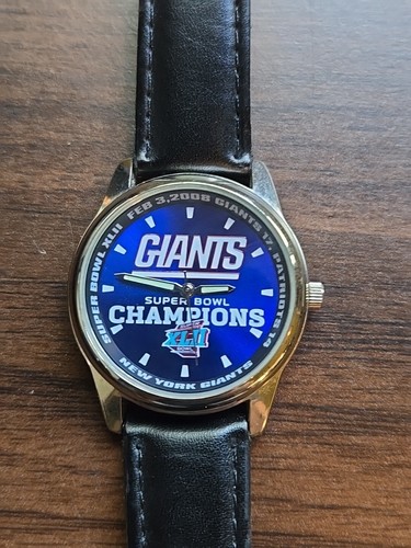 Game Time Giants XLII Super Bowl Champions 36mm Case Mens Watch