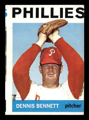 Dennis Bennett 1964 Topps #396 Philadelphia Phillies Very Good | eBay