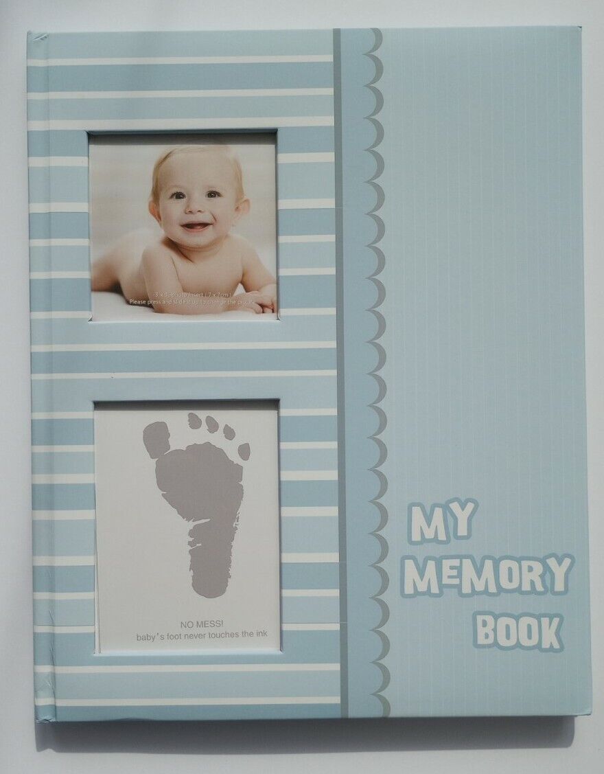 Baby's My Memory Book with Inkless Foot Print included! Only a few left 🔥