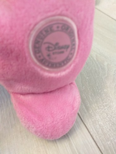 Peluche suave juguete de peluche de 17 pulgadas grande rosa estampado de 17 pulgadas tienda Disney - Imagen 6 de 10