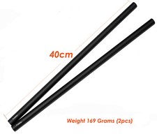  2 Pcs  40cm 16" 15mm Rod Support Rail for Follow Focus Mattebox Base Plate