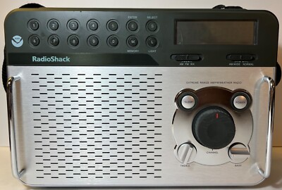 Radio Shack NOAA Extreme Long Range Heavy Duty AM FM WX Weather 12-150 AC/DC
