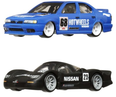 HOT WHEELS '94 NISSAN PRIMERA & NISSAN R390 GT1 CAR CULTURE 2 PACK