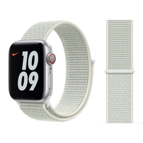 CINTURINO PER APPLE watch Sport Loop in Nylon Nero Ferro Serie Da1a5(42-44  MM) EUR 12,89 - PicClick IT