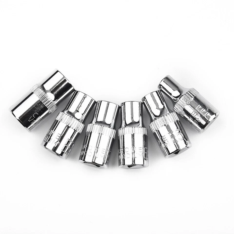 6pcs Wrench 1/4inch Torx Drive Sockets Bit E4 E5 E6 E7 E8 E10 Hand Tool Ratchet - Image 2 of 4