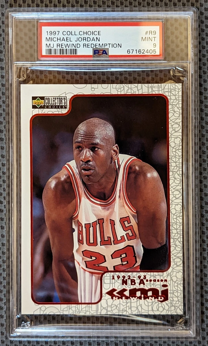 1997 Collectors Choice #R9 - MICHAEL JORDAN - PSA 9 **RARE** [10 