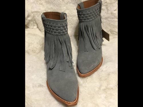 Rare Frye Woman’s Boots Sacha Fringe Suede SZ 9.5 M US NEW - Picture 16 of 18