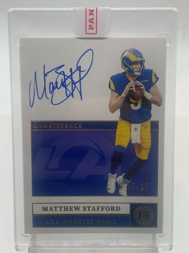2017 Panini Certified Matthew Stafford Gold /25 SP Detroit Lions/LA Rams Star QB